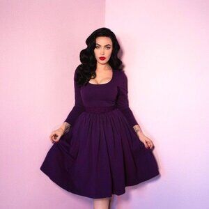 Vixen by Micheline Pitt troublemaker dress in purple